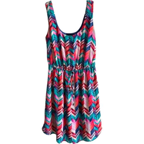 Rue21 Printed Scoop Neck Sleeveless Mini Dress, M - Picture 1 of 3